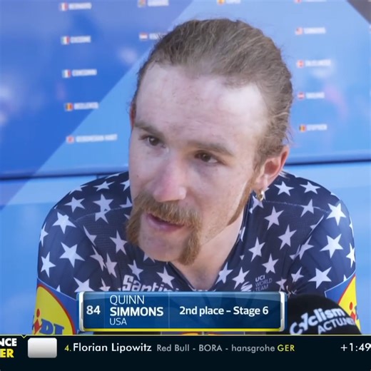 After his second place finish, Quinn Simmons breaks down Stage 6 and how impressive the Americans have been riding at the Tour de France. #TDF2025 | NBC Sports Cycling