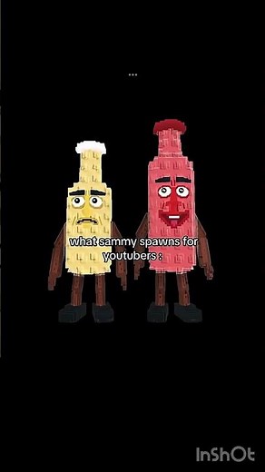 What Sammy gives YouTubeers like calus and steak but for us☠️☠️