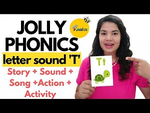 T letter sound | Jolly Phonics | Story + Action + Song | Alphabet sound for kids