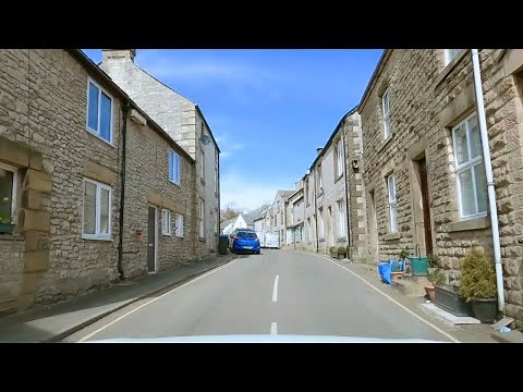 Drive through the Derbyshire Dales, English Countryside 4K