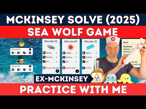 McKinsey SOLVE (2025): Sea Wolf Game | Full Walkthrough & Interactive Practice