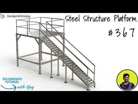 How to design a Steel Structure Platform #367 ‪@DesignWithAjay‬ |design with ajay| #designwithajay