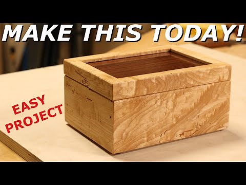 How to Make a Simple Wooden Box with Mortised Hinges