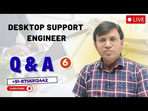 Desktop Support Engineer Interview Q&A Part 6 | Hardware, Networking, Linux & Office 365 | ICNT Gyan