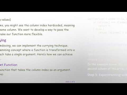 How to Sort a 2D Array in JavaScript by a Dynamic Column Index