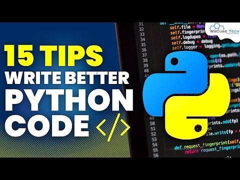 15 Tips and Tricks to Write a Better Python Code | Best Python Practices🔥