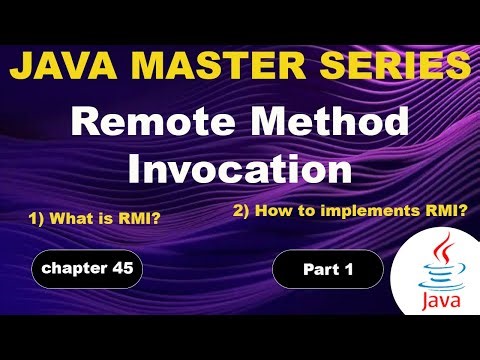 #45 Remote Method Invocation in Java Part-1 | What is RMI? | How to Implements RMI? | Tpoint Tech