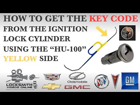 How To Get The Key Code From The Ignition Lock For General Motors GM Vehicles Using Accureader YELLO