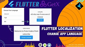 Flutter Change App Language - Multi Languages - GetX Localization
