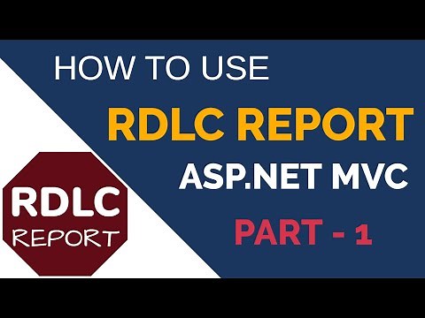 How to use RDLC Report in ASP.NET MVC - Part 1