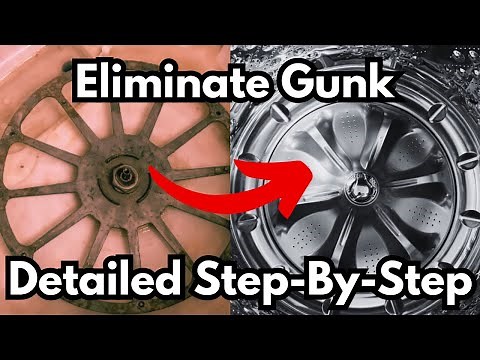 The ONLY WAY To REALLY CLEAN YOUR Washer - Remove Brown Flakes & Gunk