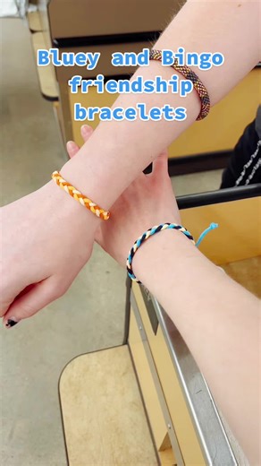 Bluey and Bingo Friendship Bracelets by DelightsByElle on Etsy