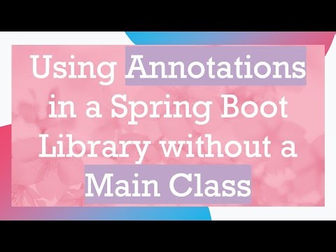 Using Annotations in a Spring Boot Library without a Main Class