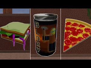Drawing Bloxy Cola, Pizza, and Sandwich in Spray Paint!