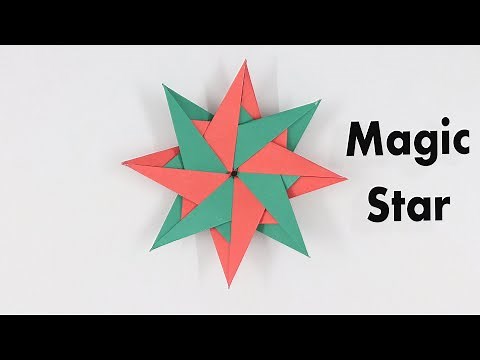 How to Make a Paper Magic Star - Origami Star Easy