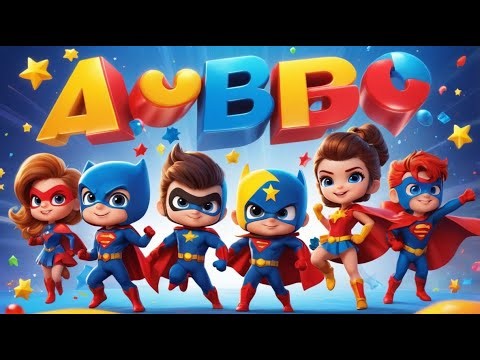 ABC Alphabet Superheroes Song | Learn Letters for Jr. KG | Kids Learning Video