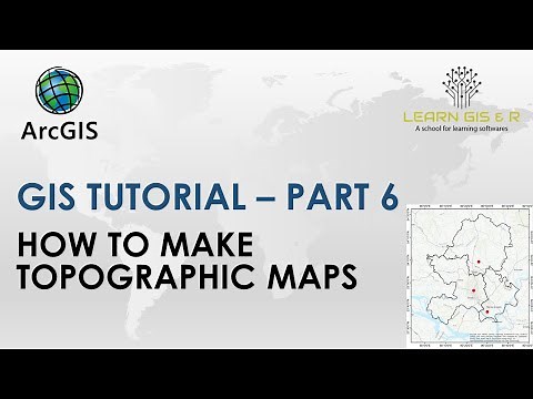 GIS Tutorial | Part 6 | How to create topographic base maps | Study area mapping | ArcGIS Tutorials