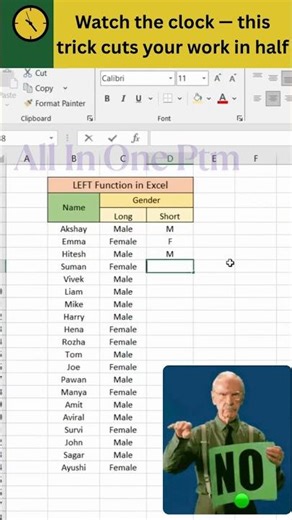 👉 How to Use the LEFT Function in Excel | Easy Formula for Beginners