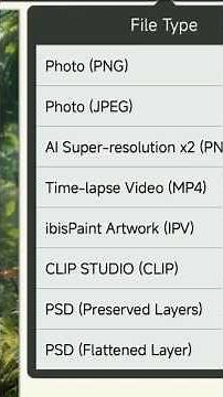 How to Create PSD file in ibis Paint X #photoshop #ibispaintx