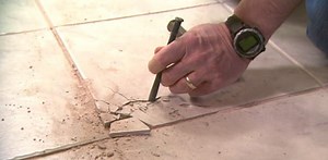 How To Remove and Replace a Damaged Ceramic Tile - Today's Homeowner
