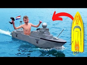 DUCT TAPE BOOT met €1000 RC Boot (80km/h)