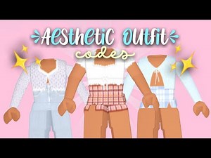 Aesthetic Bloxburg Outfit Codes! ♡︎ (and how to use them) // StarrySaturdays