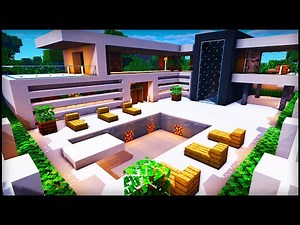 Minecraft Easy Modern House: How to build a Cool Modern House Tutorial
