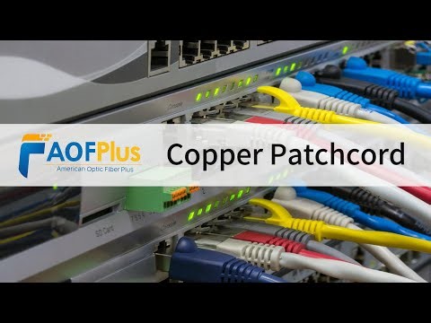 Copper Patch Cable for Data Center Network Cabling System