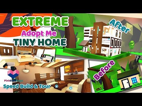 ADOPT ME BUILD HACKS | EXTREME TINY HOME