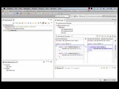Eclipse - Synchronizing with Remote Branch