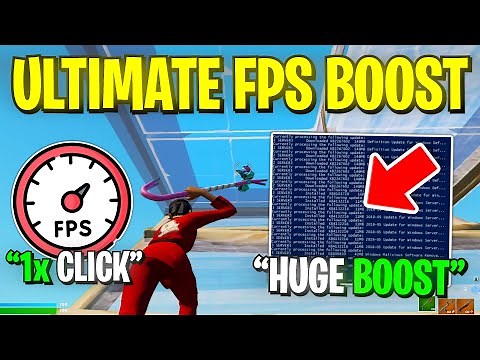 THE *ONLY* FORTNITE FPS BOOST Guide You NEED.. (Easy Methods for 240+ FPS)