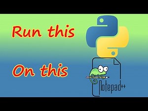 How to run python from Notepad++