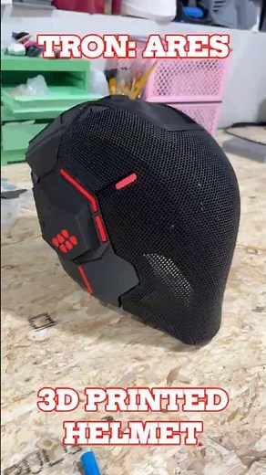 3D Printed Tron: Ares Costume Helmet Build