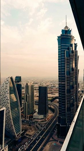 Dynamic Cityscape View | Dubai Skyscrapers in 4K