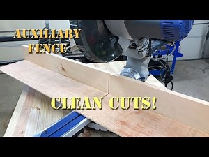 Miter Saw Auxiliary Fence