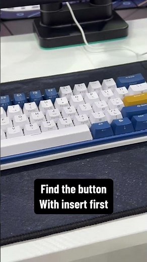 Here's how to use Insert key on a 60% keyboard! ⌨💯