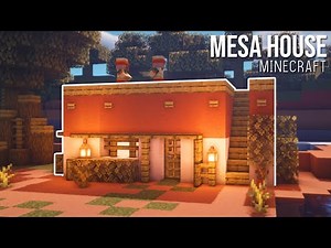 Minecraft : How to Build Mesa Starter House