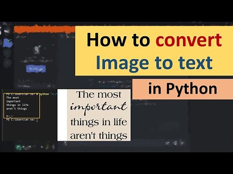 How to Convert Image to Text in Python