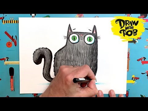 #DrawWithRob 92 Catface