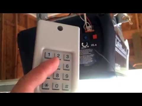 Liftmaster Universal Keyless Entry Garage Door Keypad Programing Tips