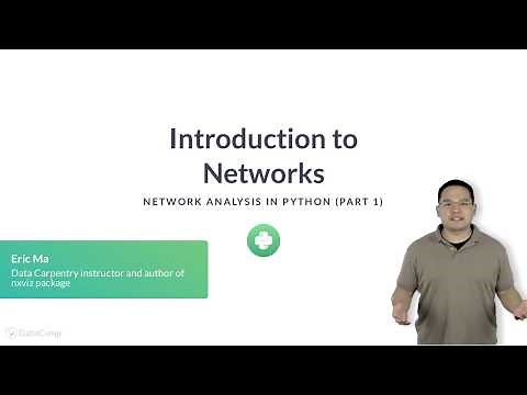 Python Tutorial : Introduction to Network Analysis in Python