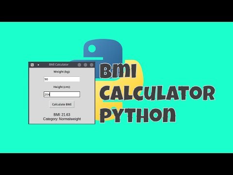 Build Your First Desktop App with Python! (Easy BMI Calculator GUI Tutorial)