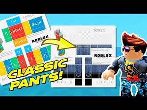 Roblox Clothing Tutorial: Make & Upload Classic Pants (For Beginners!)