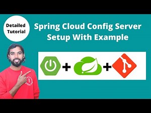 Set up spring cloud config server from scratch using git repository | Spring cloud part-1