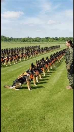 “Girl Coaching America’s Most Elite K9 Dogs — Unbelievable Skills! 🐕” #germanshepherd #rescueefforts