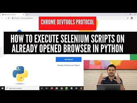 Execute Selenium Scripts on an Already Opened Browser Using Python