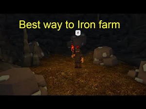 Best Way To Farm Iron | Roblox The Survival Game