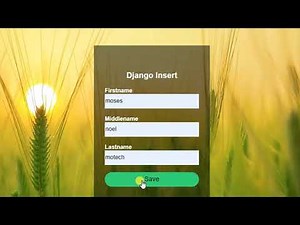 How to create and insert HTML form data into Django models| tables