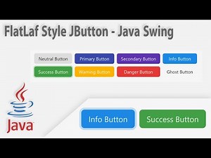 How to Create Custom Button Styles in Java Swing with FlatLaf