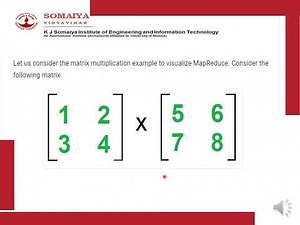 MapReduce : Matrix Multiplication